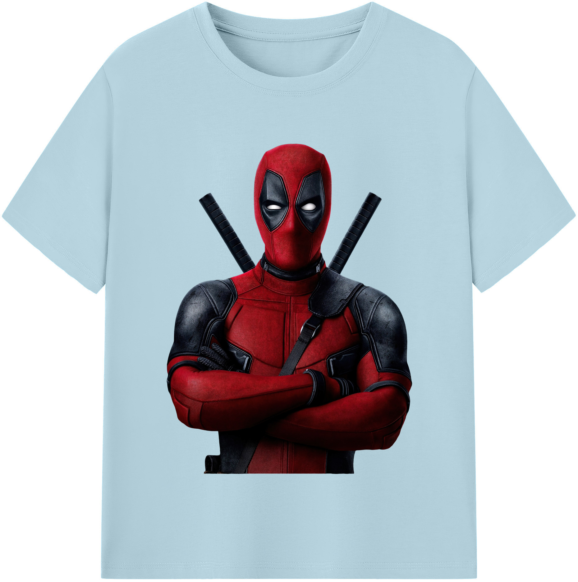（画像用） Deadpool デッドプール 綿100％半袖Tシャツ（フロントプリント）